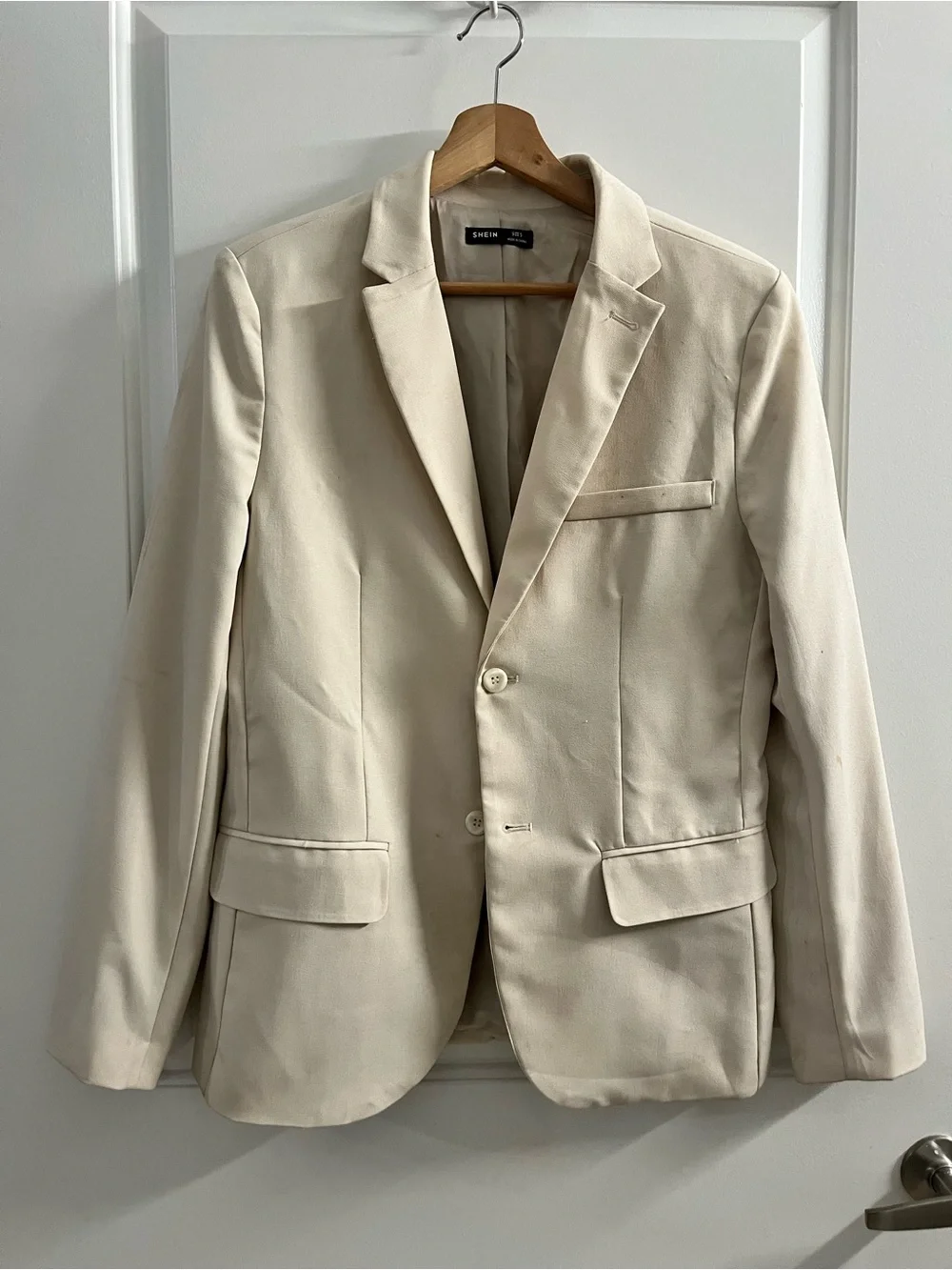 Cream blazer